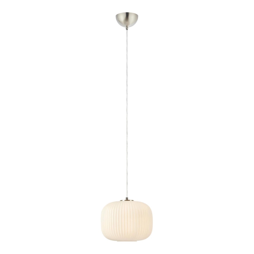 Markslöjd 109008 - Pakaramā lampa uz vada SOBER 1xE27/40W/230V Ø 25 cm matēts hroms