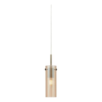 Markslöjd 109015 - Pakaramais lukturis ar vadu TIBIA 1xE14/40W/230V dūmots bēšs/misiņš