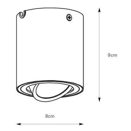 Markslöjd 109020 - DIRETTO LED/5W/230V dimmējams virziena gaismeklis CRI 90 balts