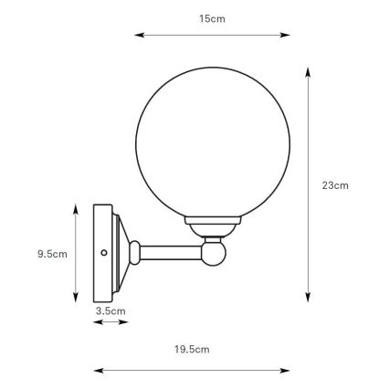 Markslöjd 109022 - Sienas lampa TROPEA 1xG9/20W/230V spīdīgs hroms