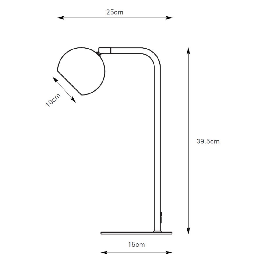 Markslöjd 109033 - Galda lampa POP 1xGU10/7W/230V brūna