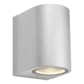 Markslöjd 109109 - LED aptumšojams āra sienas gaismeklis ALOR LED/4,9W/230V IP65 sudraba