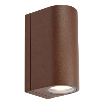 Markslöjd 109111 - dimmējams LED āra sienas gaismeklis ALOR 2xLED/4,9W/230V IP65 brūns