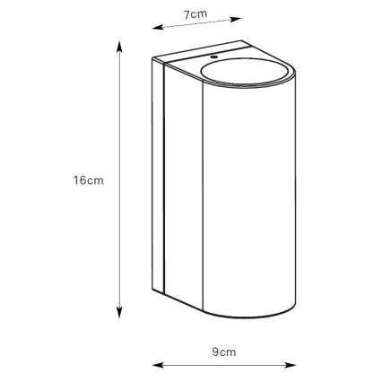 Markslöjd 109111 - dimmējams LED āra sienas gaismeklis ALOR 2xLED/4,9W/230V IP65 brūns