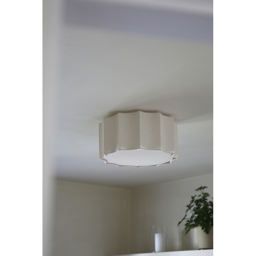 Markslöjd 109134 - Griestu lampa OLEA 2xE27/11W/230V Ø 35 cm no lina