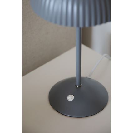 Markslöjd 109139 - Galda lampa ZIN 2xG9/20W/230V pelēka