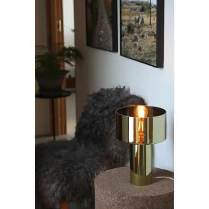 Markslöjd 109145 - Galda lampa CORIN 1xE27/60W/230V zelta krāsā