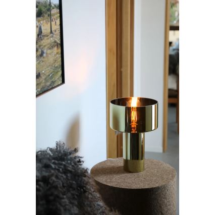 Markslöjd 109145 - Galda lampa CORIN 1xE27/60W/230V zelta krāsā
