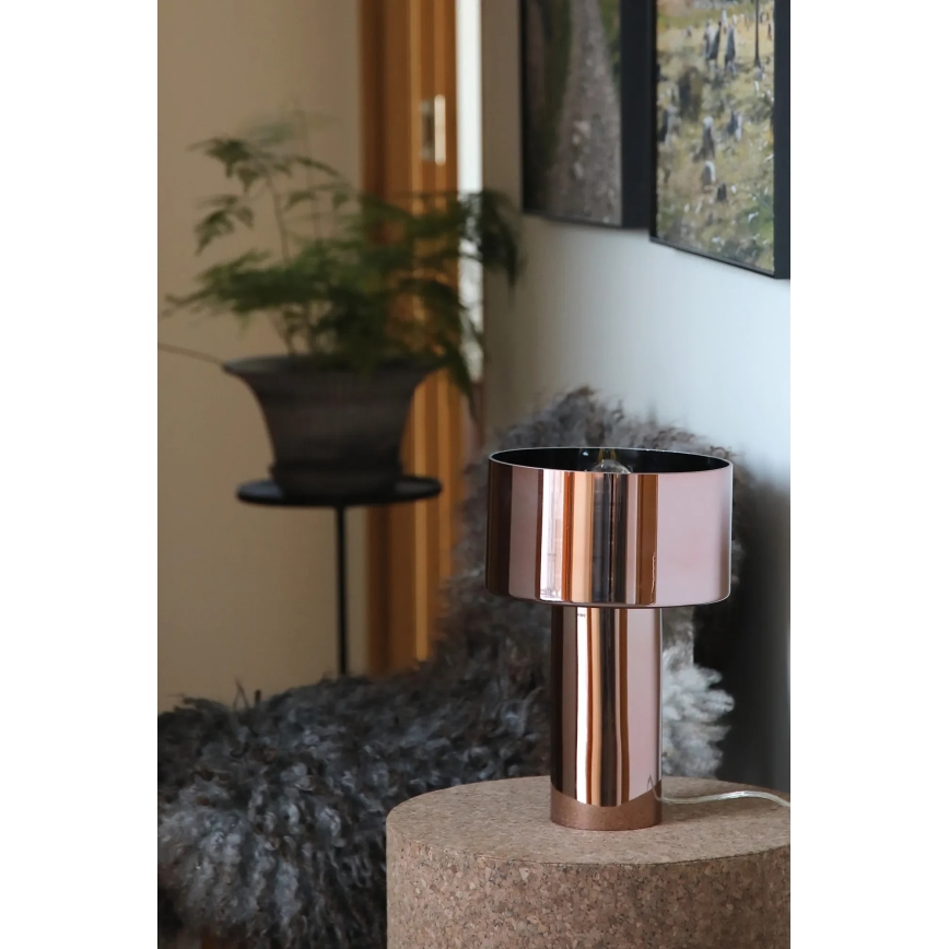 Markslöjd 109146 - Galda lampa CORIN 1xE27/60W/230V rožu zelta