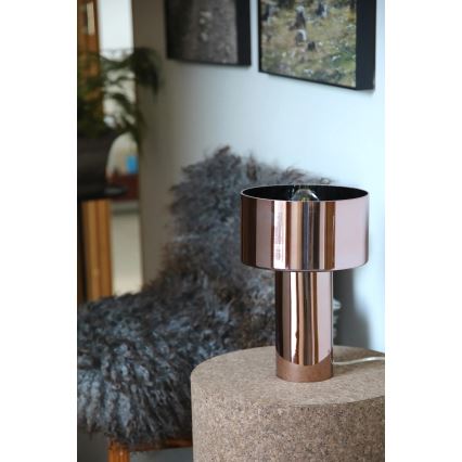 Markslöjd 109146 - Galda lampa CORIN 1xE27/60W/230V rožu zelta