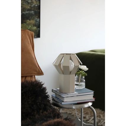 Markslöjd 109147 - Galda lampa OCTA 1xE27/60W/230V krēmkrāsaina