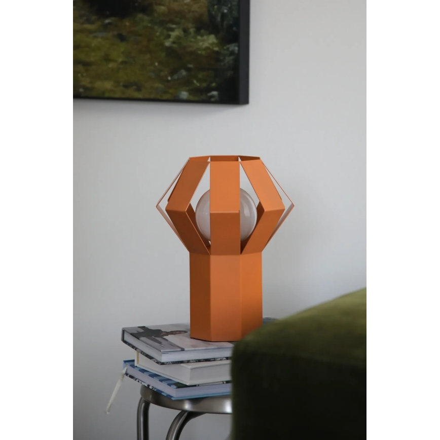 Markslöjd 109149 - Galda lampa OCTA 1xE27/60W/230V, oranžā krāsā