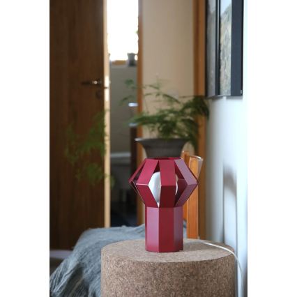 Markslöjd 109150 - Galda lampa OCTA 1xE27/60W/230V vīna krāsas