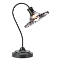 Markslöjd 109151 - Galda lampa NOVIA 1xE27/60W/230V melna/dūmakaina pelēka