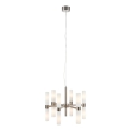 Markslöjd 109154 - Lustra uz troses ELARA, 12 x E14 / 40 W / 230 V, diam. 60 cm, matēts hroms