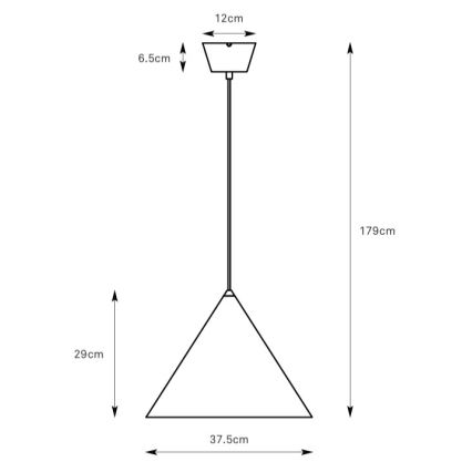 Markslöjd 109162 - Piekaramā lampa uz kabeļa TIP 1xE27/60W/230V pelēka