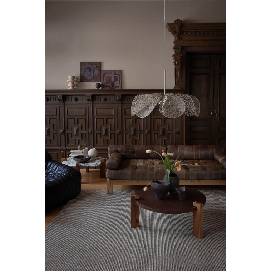Markslöjd 109170 - Pakaramā lampa STYRKA ar vadu 1xE27/40W/230V, Ø 75 cm, bēša