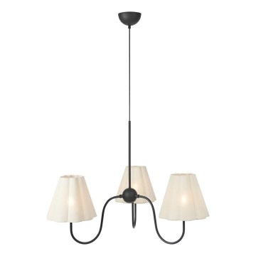 Markslöjd 109172 - Piekaramā lampa uz troses VEYA 3xE14/40W/230V lina/melna