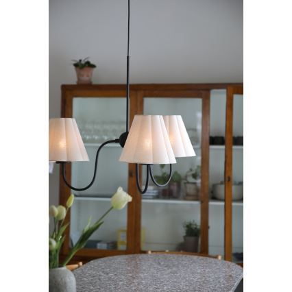 Markslöjd 109172 - Piekaramā lampa uz troses VEYA 3xE14/40W/230V lina/melna