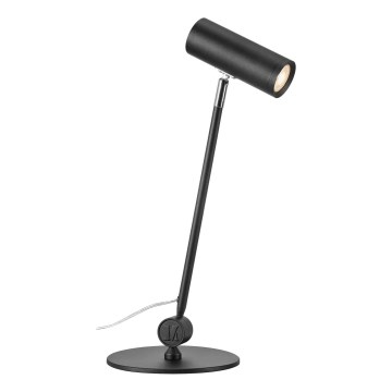 Markslöjd 109183 - LED aptumšojama galda lampa ARLO LED/4,9W/230V melna
