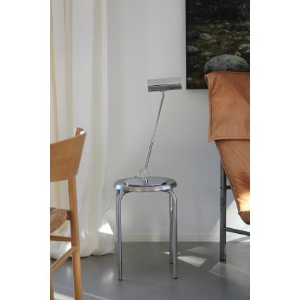 Markslöjd 109184 - LED regulējama galda lampa ARLO LED/4,9W/230V spīdīgs hroms