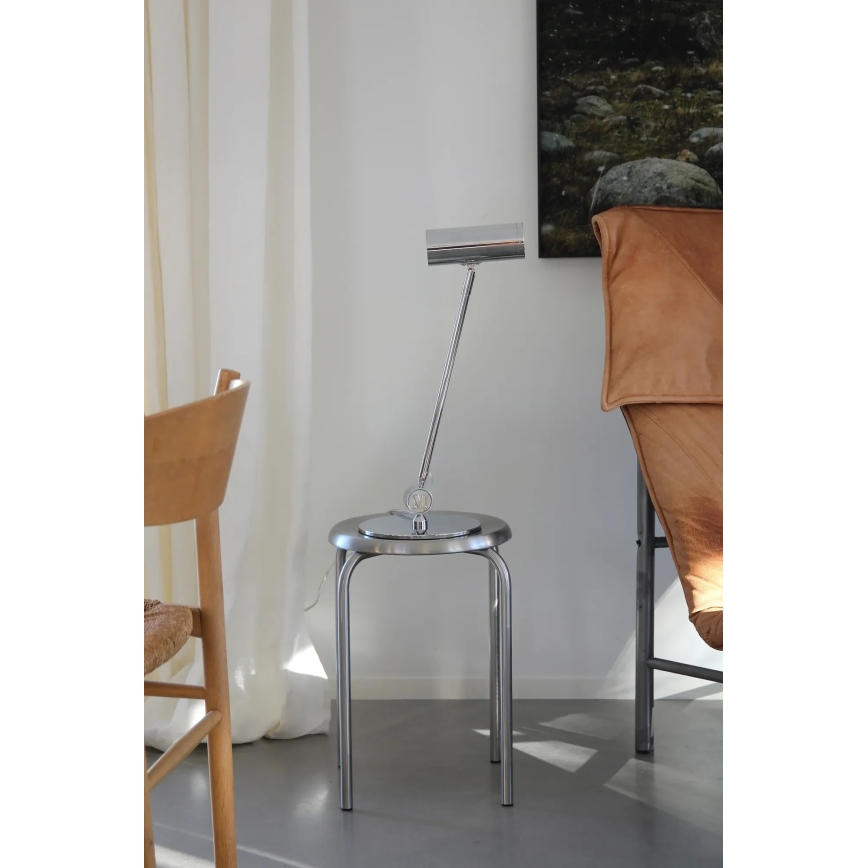 Markslöjd 109184 - LED regulējama galda lampa ARLO LED/4,9W/230V spīdīgs hroms