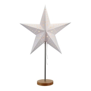 Markslöjd 700688 - Ziemassvētku dekorācija MIKKE 1xE14/25W/230V balts 64 cm