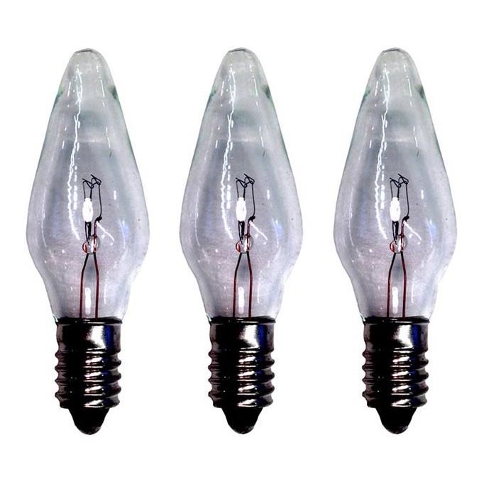 Markslöjd 702323 - KOMPLEKTS 3x Lielas slodzes Ziemassvētku spuldze RESERVLAMPA E10/3W/55V