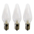 Markslöjd 702324 - KOMPLEKTS 3x Lielas slodzes Ziemassvētku spuldze RESERVLAMPA E10/3W/34V