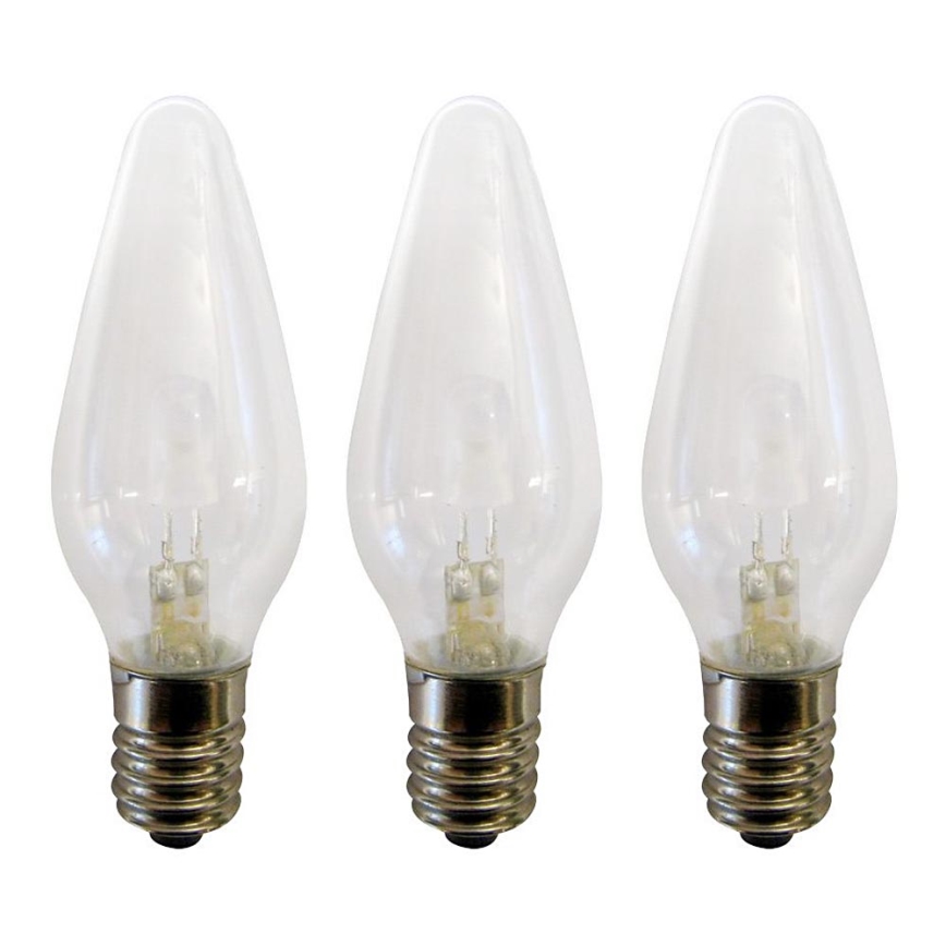 Markslöjd 702324 - KOMPLEKTS 3x Lielas slodzes Ziemassvētku spuldze RESERVLAMPA E10/3W/34V