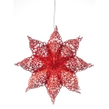 Markslöjd 702560 - Ziemassvētku dekorācija HALL 1xE14/25W/230V balta 70 cm sarkana