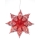 Markslöjd 702560 - Ziemassvētku dekorācija HALL 1xE14/25W/230V balta 70 cm sarkana