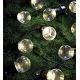 Markslöjd 703181 - LED Ziemassvētku āra virtene DAKKE 10xLED 7,5m IP44 silti balta