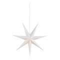 Markslöjd 703876 - Ziemassvētku rotājums SOLVALLA 1xE14/25W/230V Ø 75 cm balts
