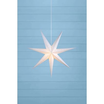 Markslöjd 703876 - Ziemassvētku rotājums SOLVALLA 1xE14/25W/230V Ø 75 cm balts