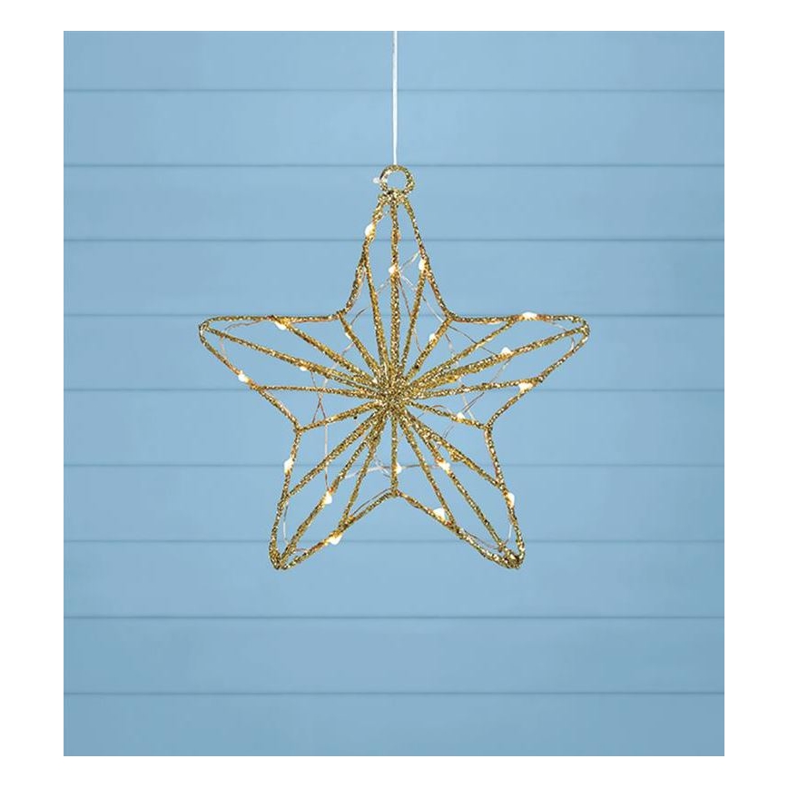 Markslöjd 703903 - LED Ziemassvētku rotājums ELISE LED/0,6W/230V zelta
