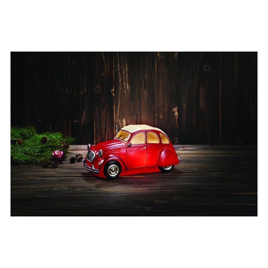 Markslöjd 703952 - LED gaismas dekors NOSTALGI 6xLED/0,36W/3xAA C3 sarkans