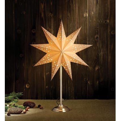 Markslöjd 704116 - Ziemassvētku dekorācija SOLVALLA 1xE14/25W/230V balta 64 cm
