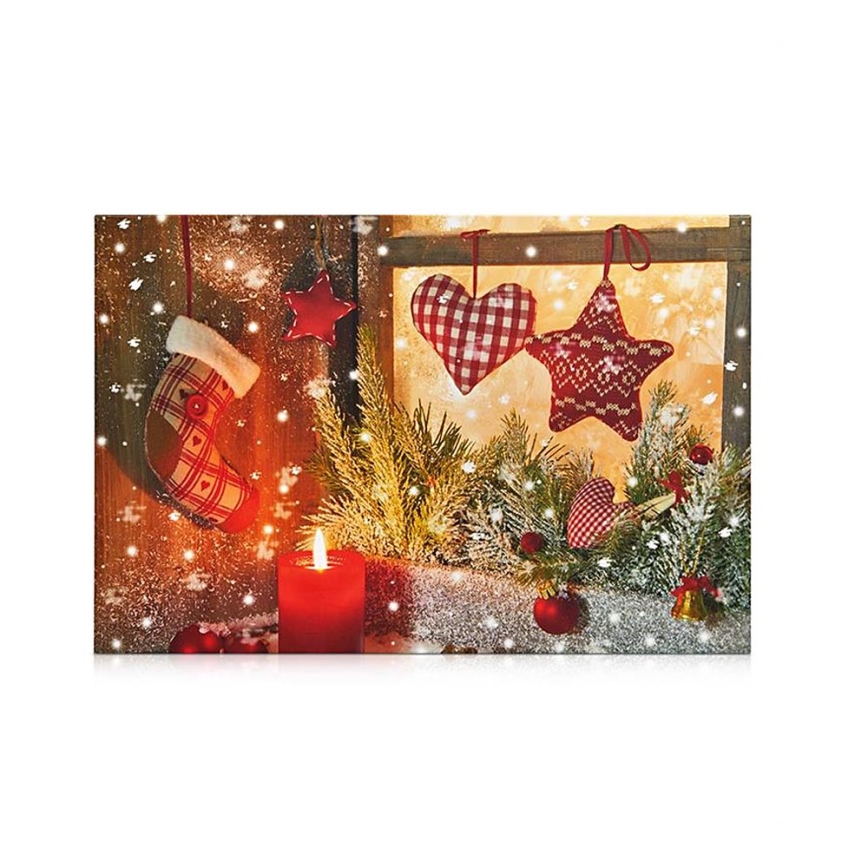 Markslöjd 704359 - LED Spīdošs dekoratīvs attēls CANVAS LED/0,18W/3xAA