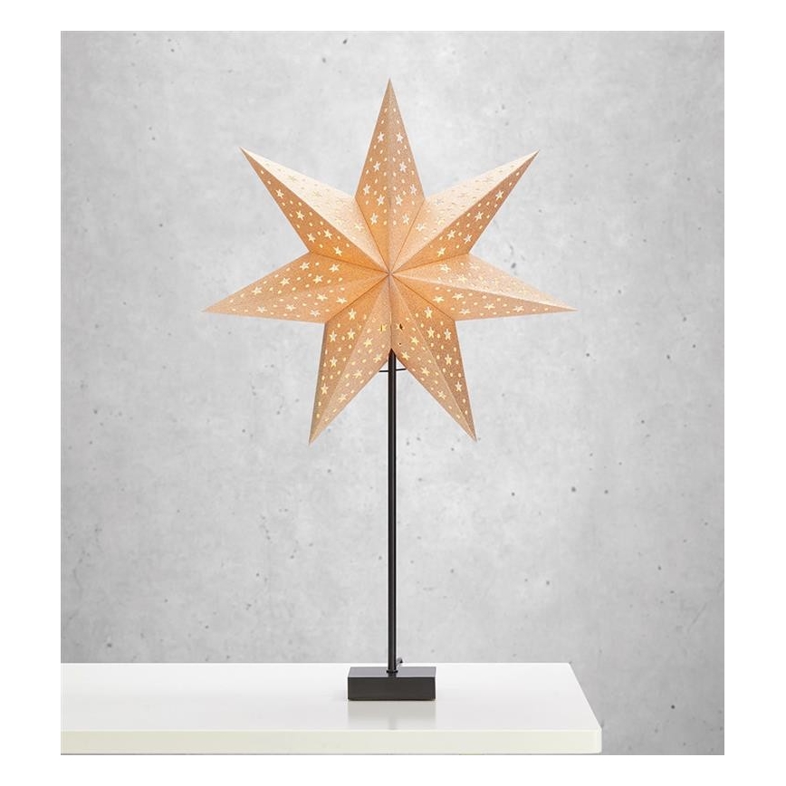 Markslöjd 704454 - Ziemassvētku dekorācija SOLVALLA 1xE14/25W/230V zelta 69 cm