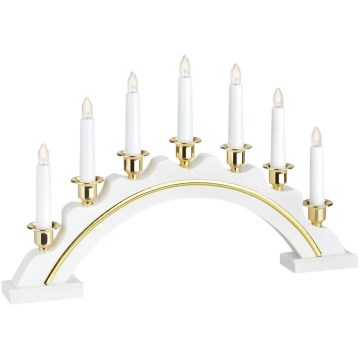 Markslöjd 704768 - LED Ziemassvētku svečturis CELINE LED/1,4W/230V priede/balta