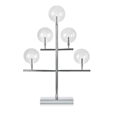 Markslöjd 704820 - Ziemassvētku svečturis MAESTRO 5xE5/0,8W/230/12V spīdīgi hromēts