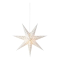 Markslöjd 704910 - Ziemassvētku rotājums OLIVIA 1xE14/6W/230V 75 cm balta