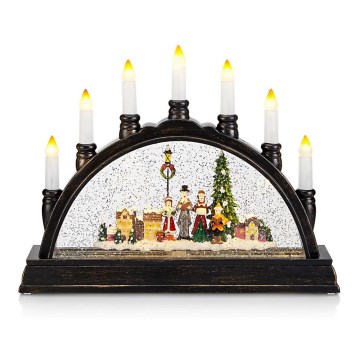 Markslöjd 704983 - LED Ziemassvētku svečturis KARSTEN 9xLED/0.25W/4.5V