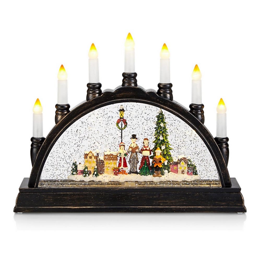 Markslöjd 704983 - LED Ziemassvētku svečturis KARSTEN 9xLED/0.25W/4.5V