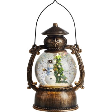 Markslöjd 705053 - LED Ziemassvētku dekorācija LOTHAR LED/0,15W/3xAA bronzas laterna