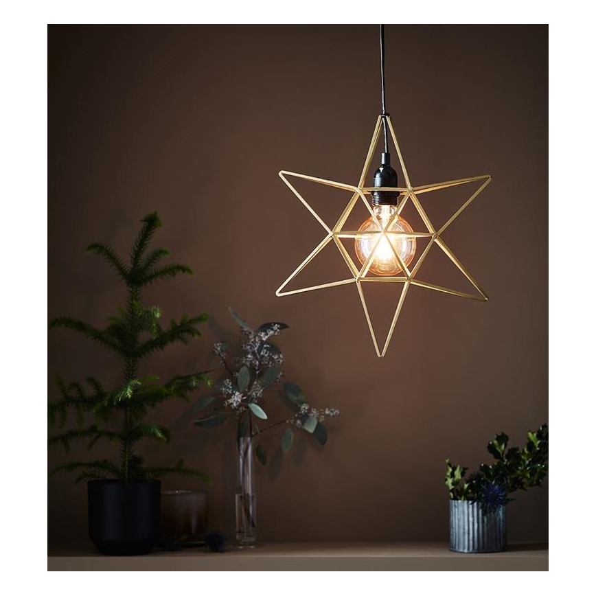 Markslöjd 705298 - Ziemassvētku rotājums CONTOUR 1xE27/40W/230V zelta