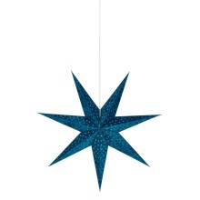 Markslöjd 705487 - Ziemassvētku dekorācija VELOURS 1xE14/6W/230V 75 cm zila