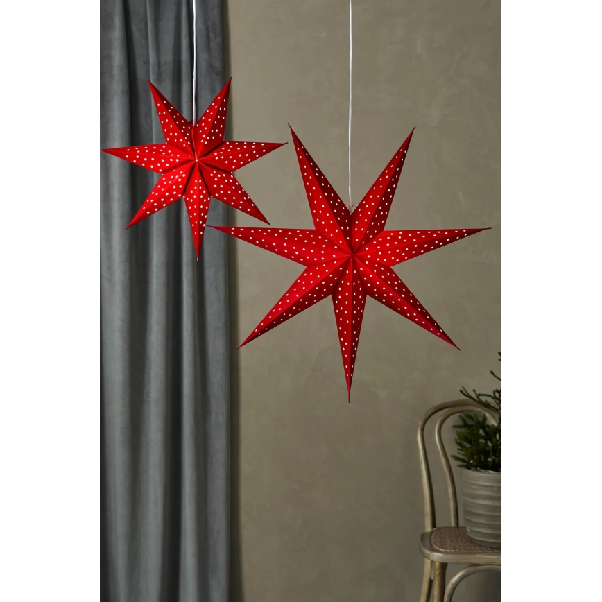 Markslöjd 705608 - LED Ziemassvētku dekors BLINK LED/0,2W/3xAA Ø 45 cm sarkans