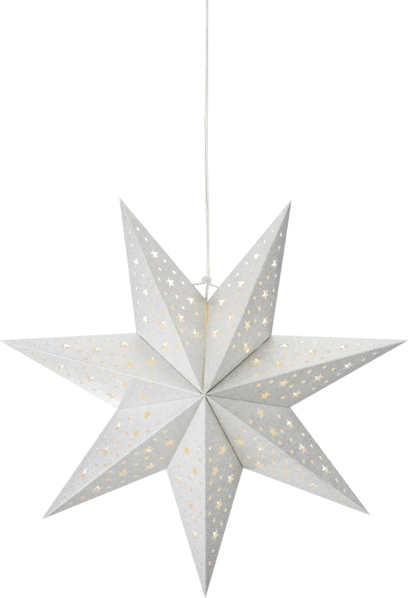 Markslöjd 705612 - LED Ziemassvētku dekors BLANK LED/0,2W/3xAA Ø 45 cm sudraba
